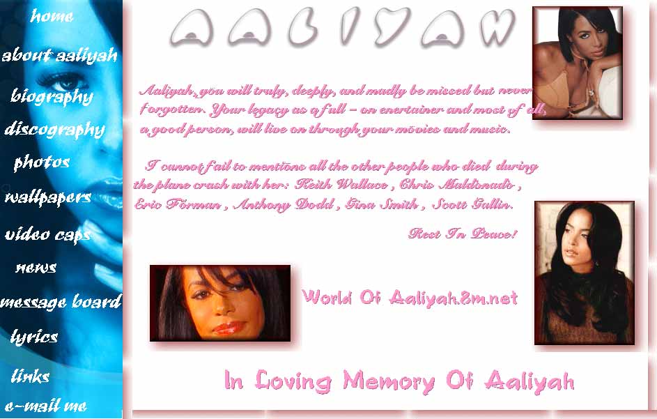 In Loving Memory Of Aaliyah