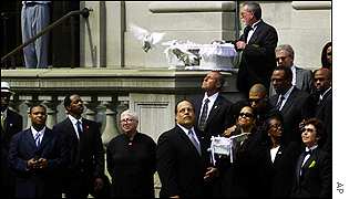 Aaliyah's funeral